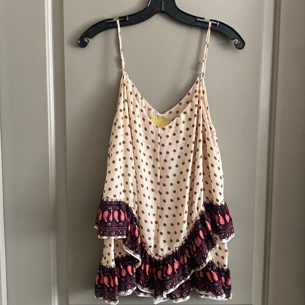Anthropologie Maeve silk blouse